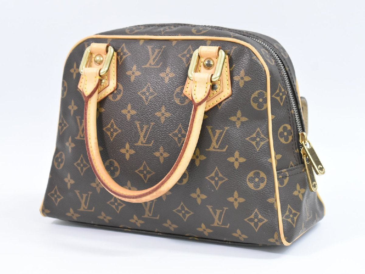 本物 ルイヴィトン LOUIS VUITTON LV マンハッタン PM モノグラム ハンドバッグ ブラウン M40026_画像2