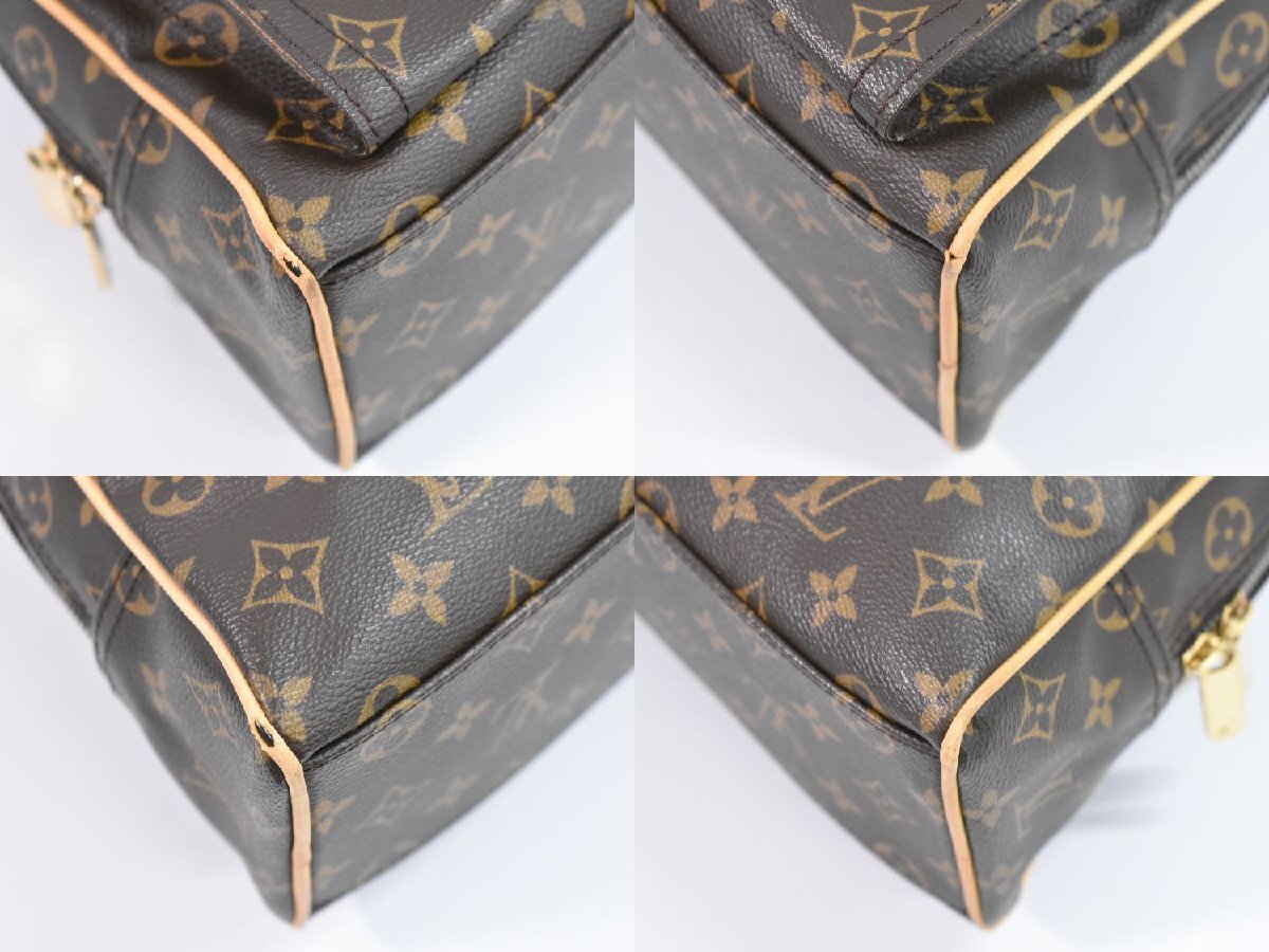 本物 ルイヴィトン LOUIS VUITTON LV マンハッタン PM モノグラム ハンドバッグ ブラウン M40026_画像7