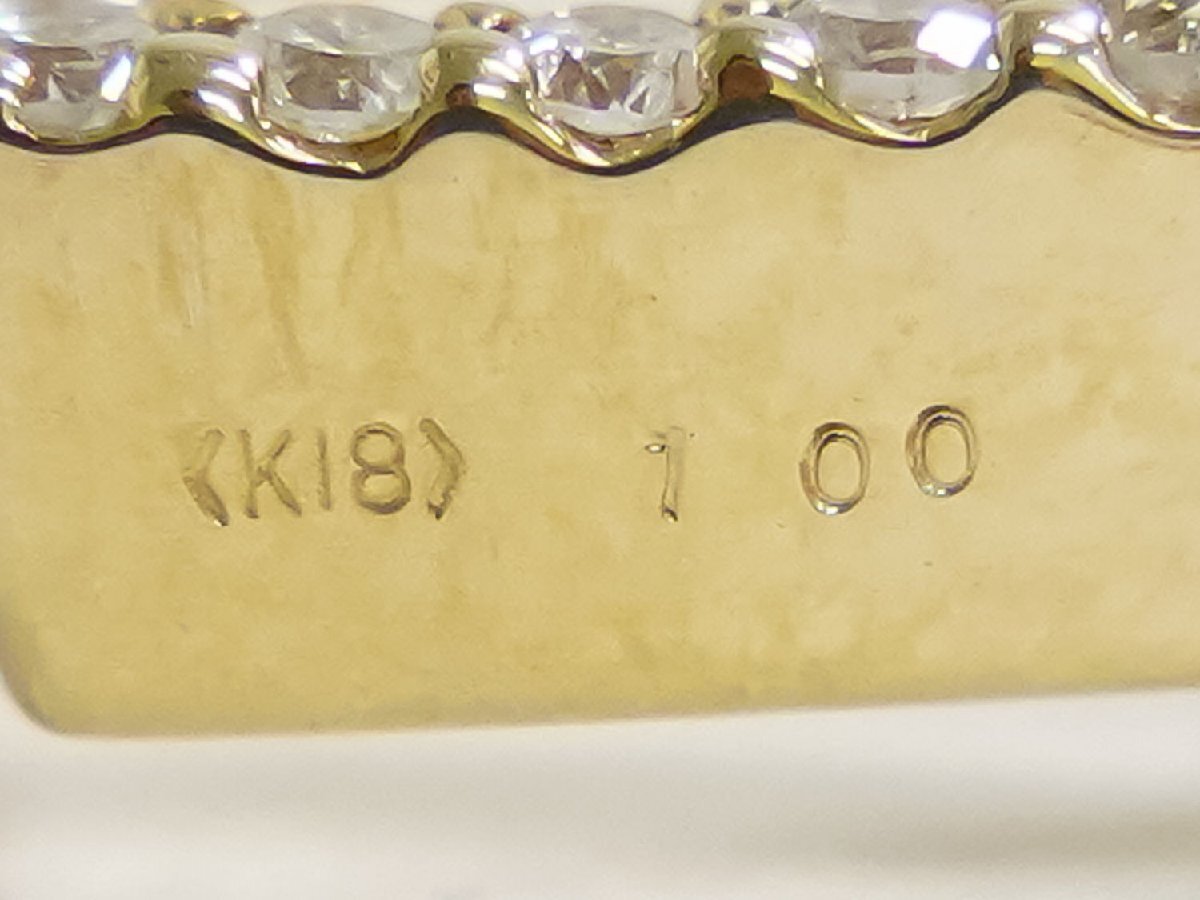 本物 ハート モチーフ ダイヤモンド 1.00ct K18 PG ネックレス ペンダント ピンクゴールド_画像8