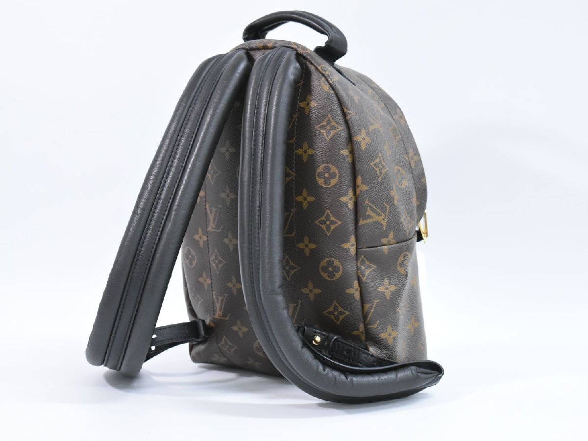 本物 ルイヴィトン LOUIS VUITTON LV パームスプリングス PM モノグラム リュックサック バックパック ブラウン M4487_画像2