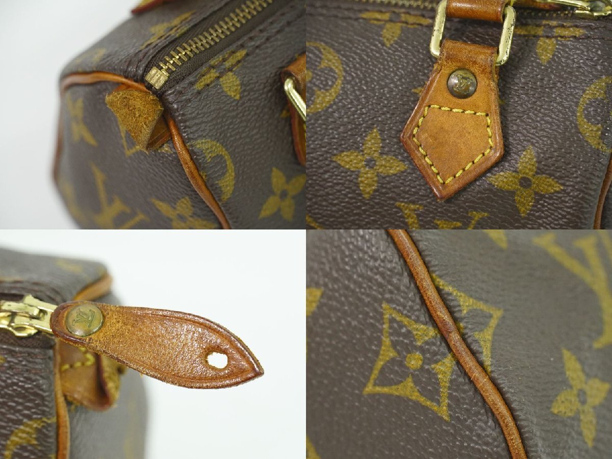 本物 ルイヴィトン LOUIS VUITTON LV ミニスピーディ モノグラム ハンドバッグ ポーチ M41534_画像4