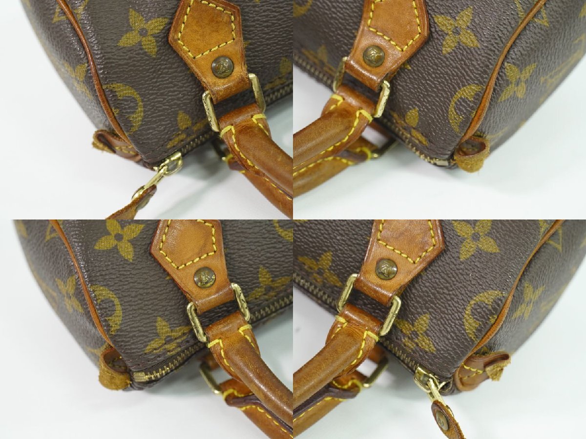 本物 ルイヴィトン LOUIS VUITTON LV ミニスピーディ モノグラム ハンドバッグ ポーチ M41534_画像6