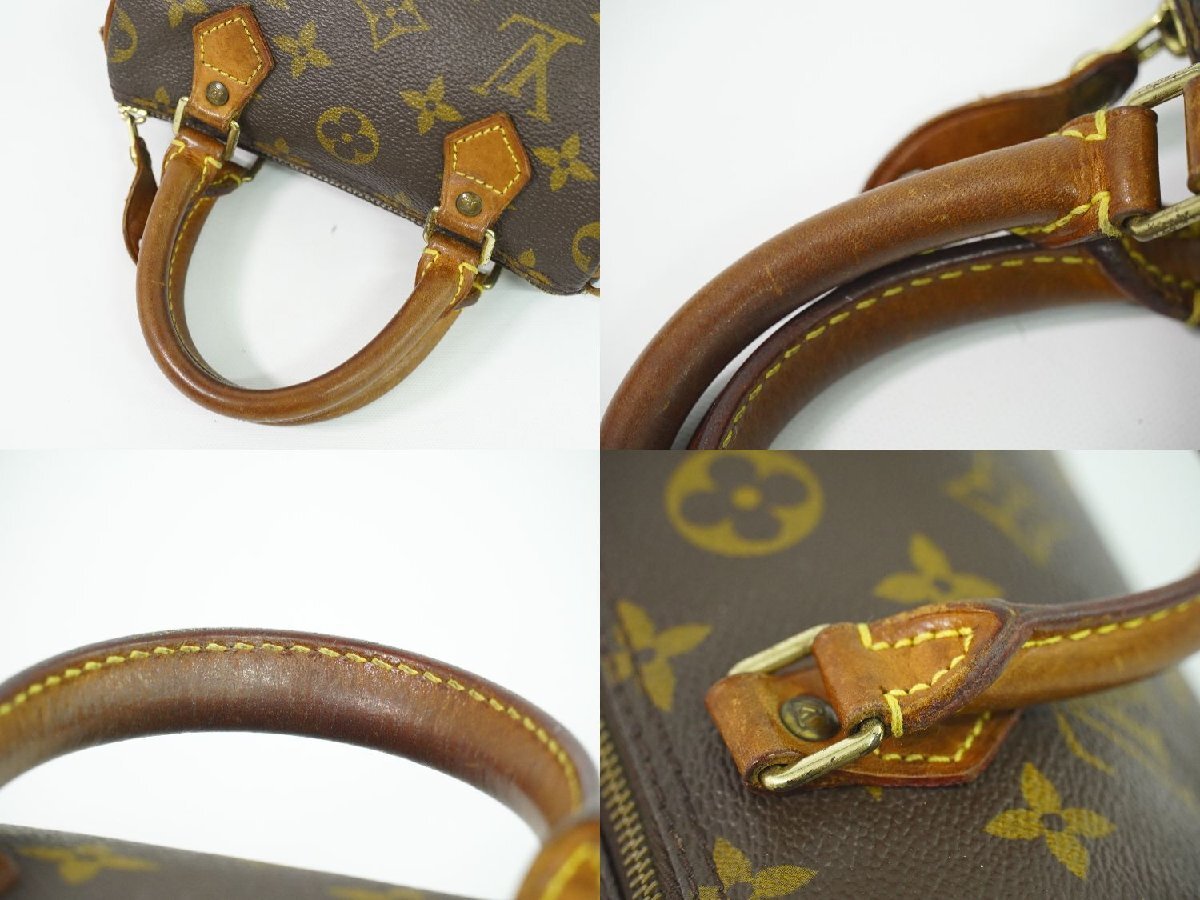 本物 ルイヴィトン LOUIS VUITTON LV ミニスピーディ モノグラム ハンドバッグ ポーチ M41534_画像5