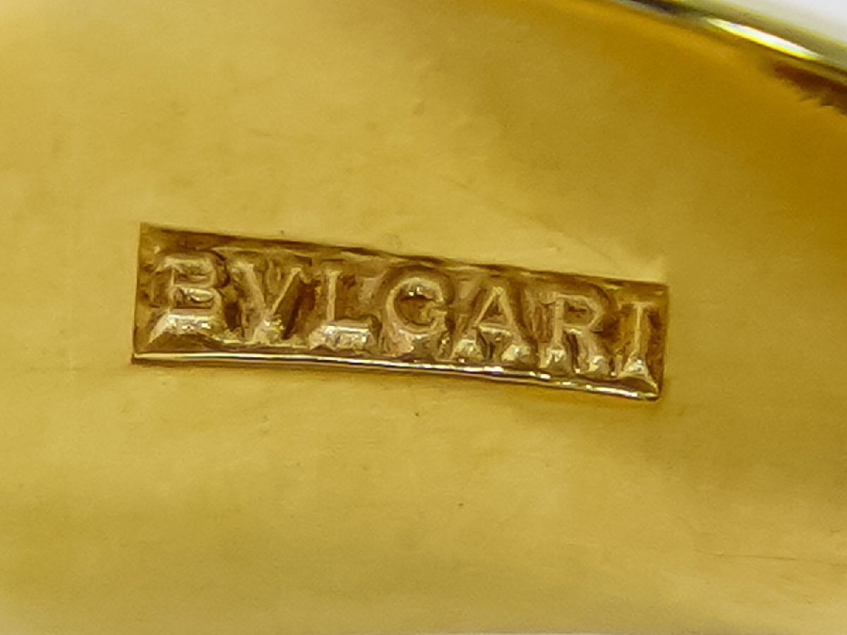 本物 ブルガリ BVLGARI トロンケット 750 YG リング 指輪 13号 イエローゴールド_画像8