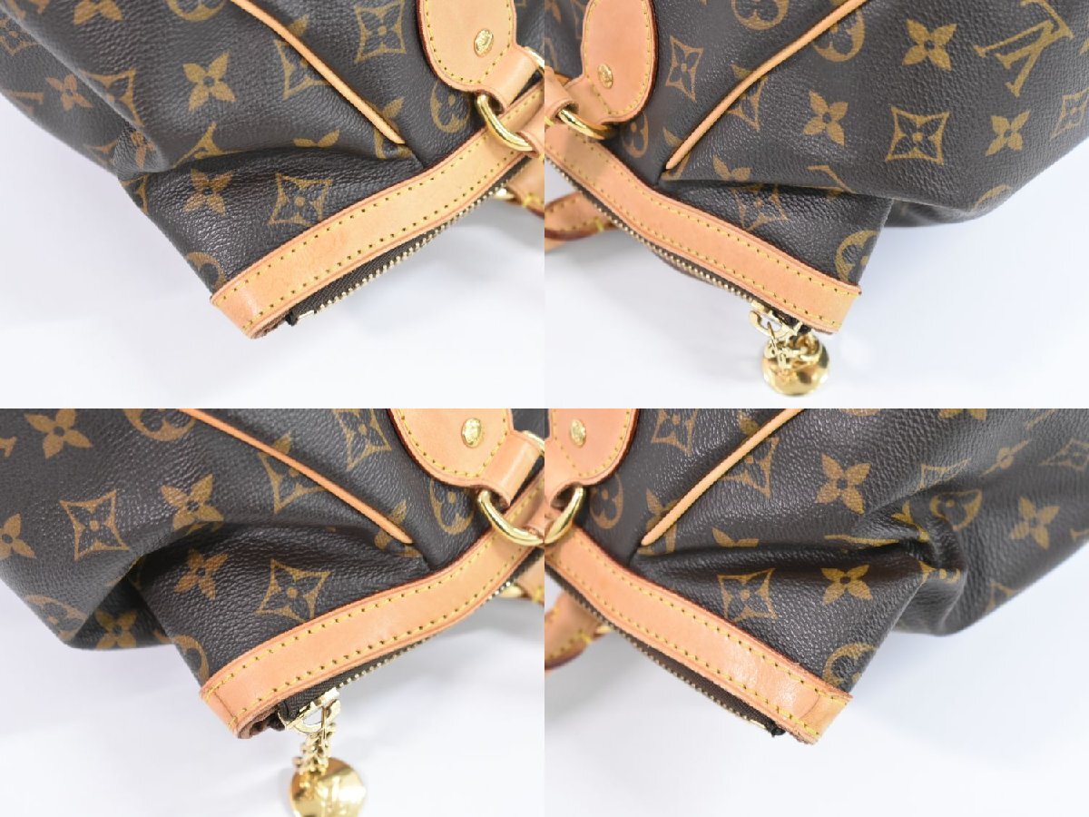 本物 ルイヴィトン LOUIS VUITTON LV ティヴォリ PM モノグラム ハンドバッグ トートバッグ ブラウン M40143_画像6