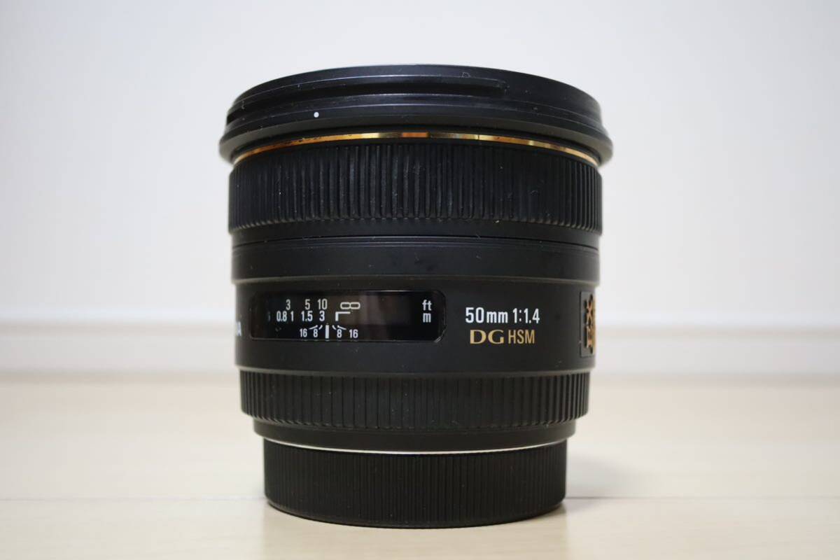 sigma 50mm f1.4 ex dg hsm 美品 CANON レンズ AF キャノンの画像1