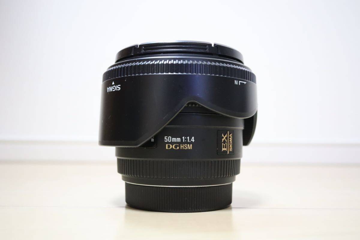 sigma 50mm f1.4 ex dg hsm 美品 CANON レンズ AF キャノンの画像4