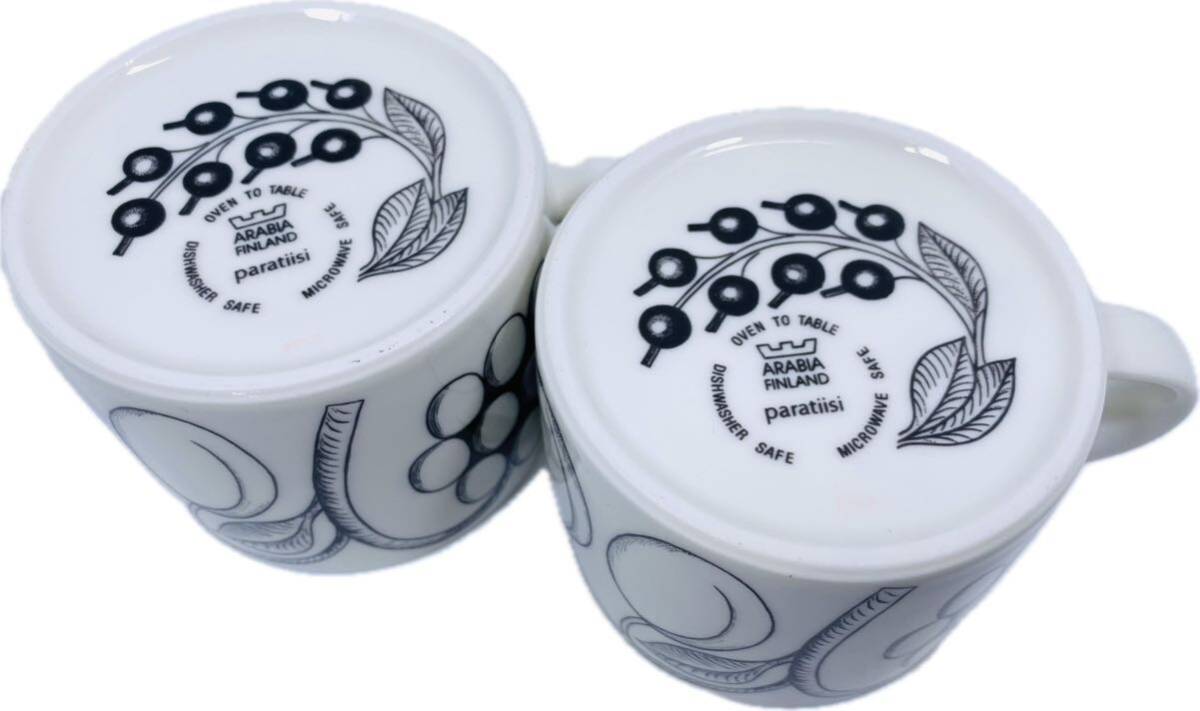 ARABIA FINLAND アラビア パラティッシ カップアンドソーサー カップ ソーサー コップ 食器 ブランド食器 ペア食器の画像5