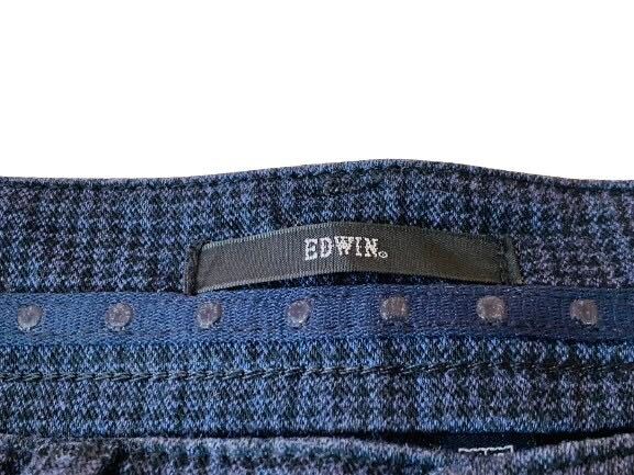 EDWIN エドウィン EDB102 デニスラ ストレッチ ニットデニムパンツ チノパンツ スラックス スリムテーパード ズボン メンズ ファッション_画像3