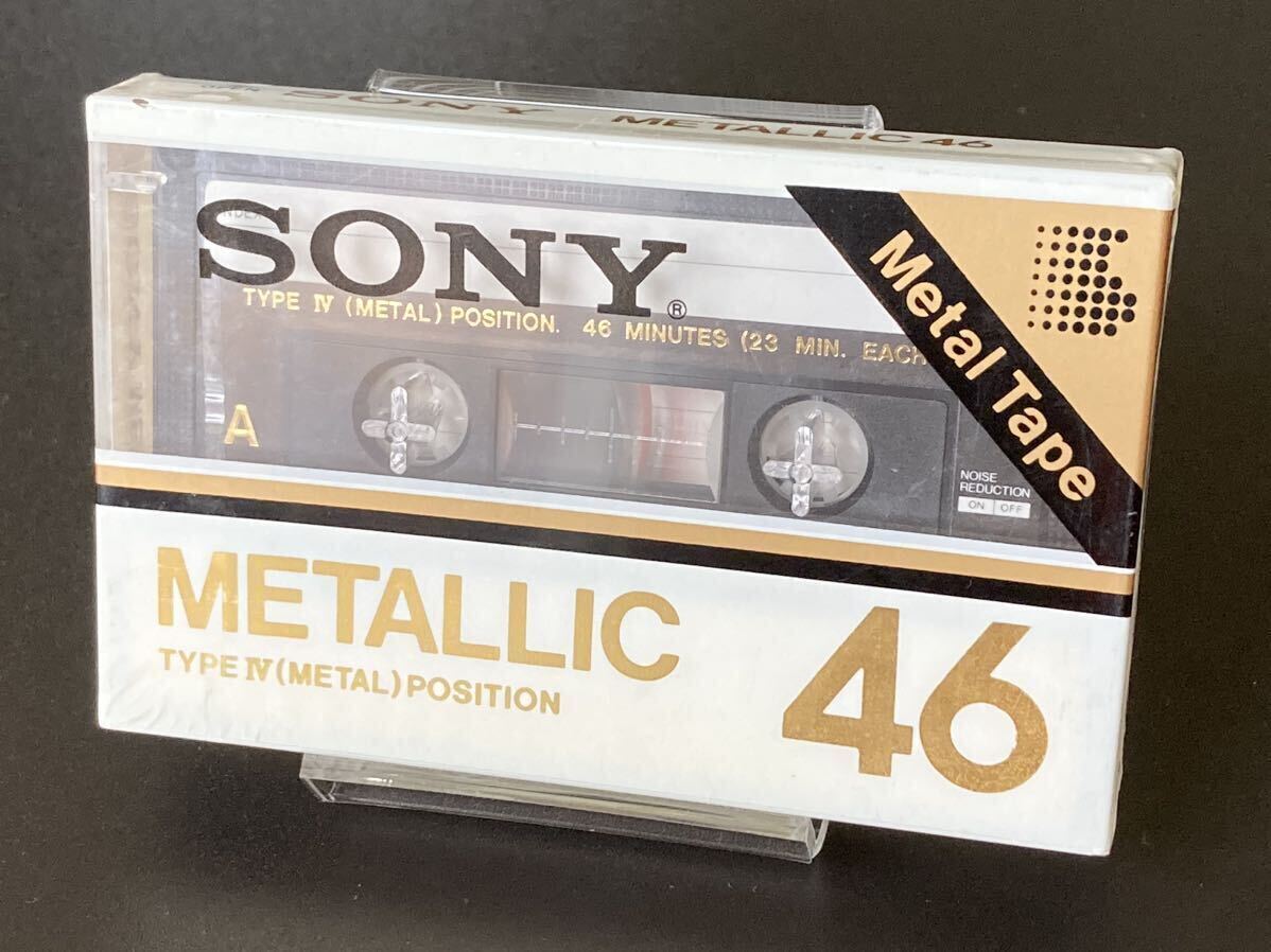 【新品未使用】 SONY ソニー METALLIC 46 メタル カセットテープ TYPE Ⅳ POSITIONの画像1