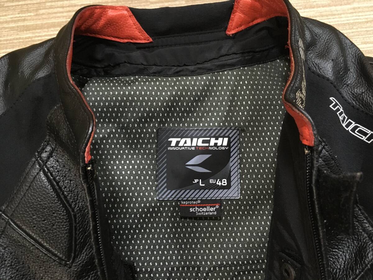 RS TAICHI GMX モーションベンテッド レーシングジャケット Lサイズ 身長168-172cm 肩/肘/背パッド付 美品_画像8
