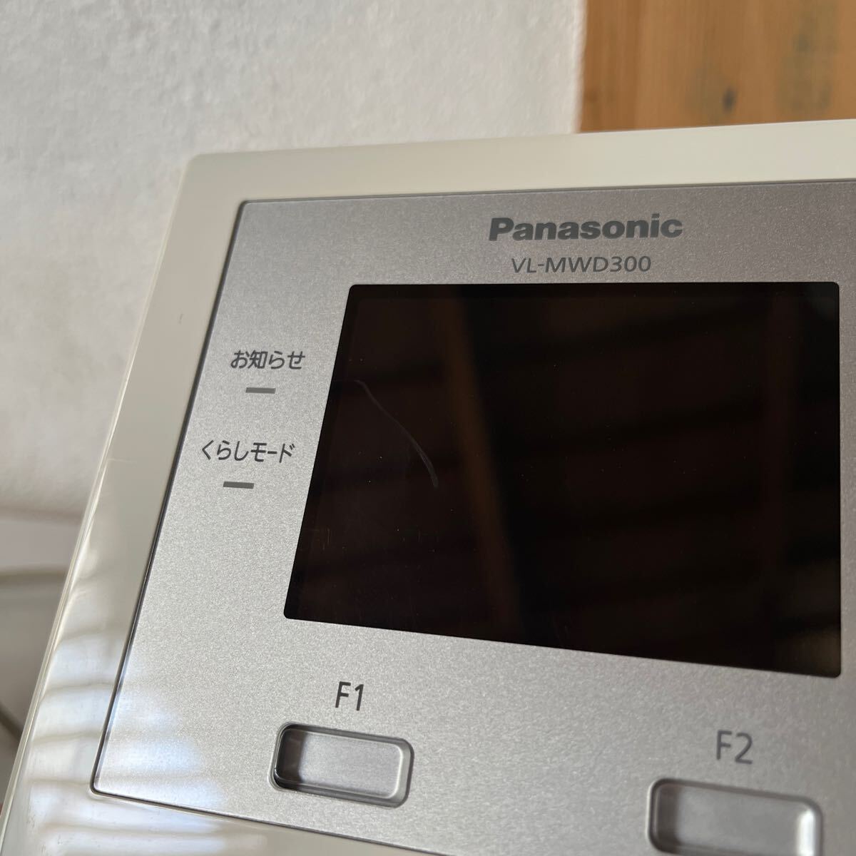 Panasonic パナソニック VL-MWD300KL モニター親機 ドアホン ワイヤレスモニター VL-WD609 子機 2点の画像4