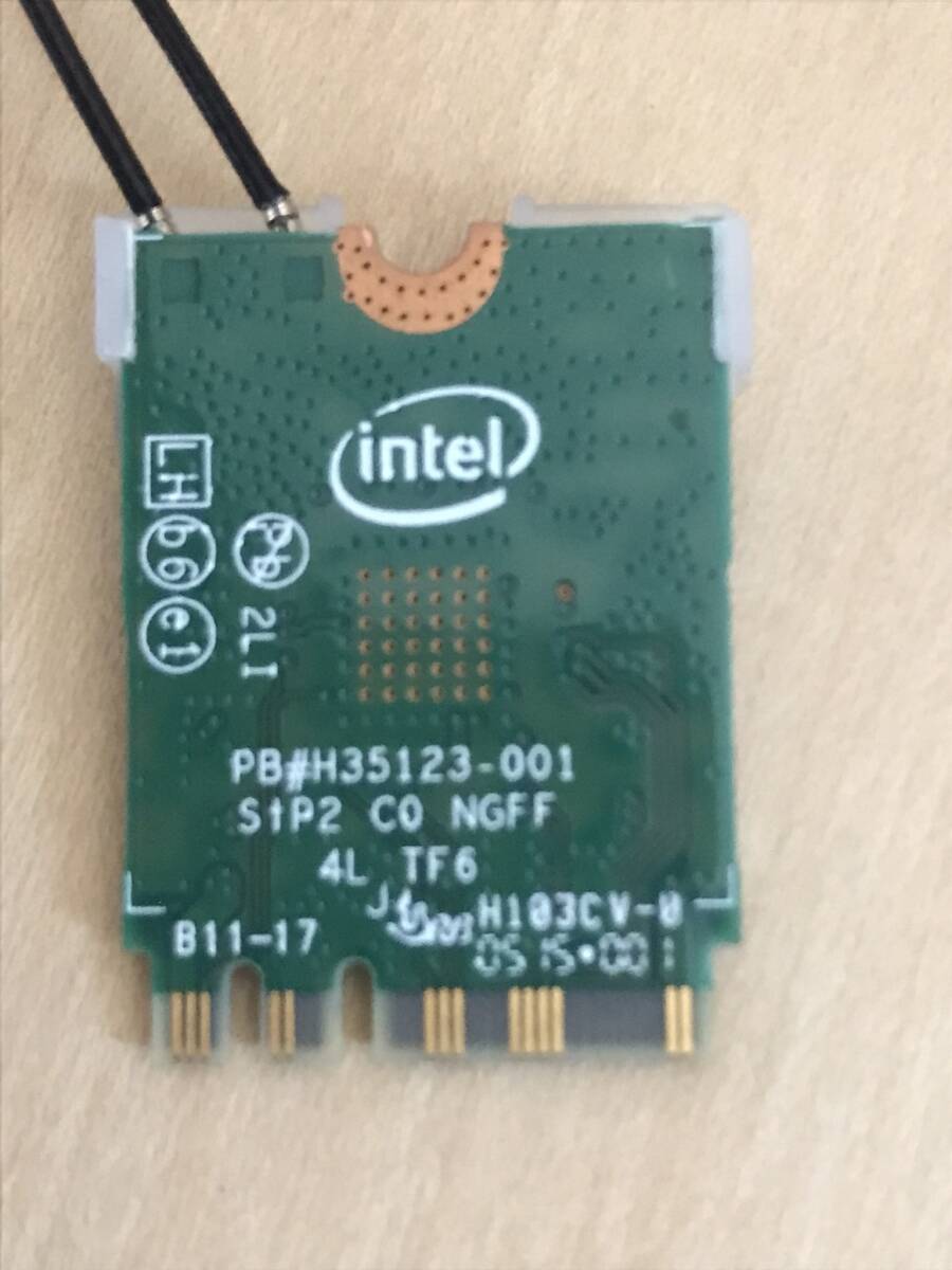 Intel 7265NGW M.2 2230接続 内蔵無線LANボード Wi-Fi & 接続ケーブルの画像4