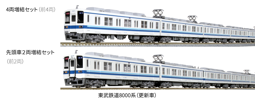 KATO 10-1648 東武8000系(更新車) 4両増結 鉄道模型 KATO 10-1648 東武8000系(更新車) 4両増結 鉄道模型