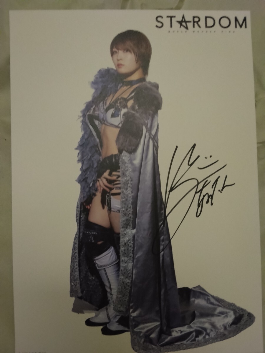  woman Professional Wrestling Star dam cheap .saoli with autograph portrait 