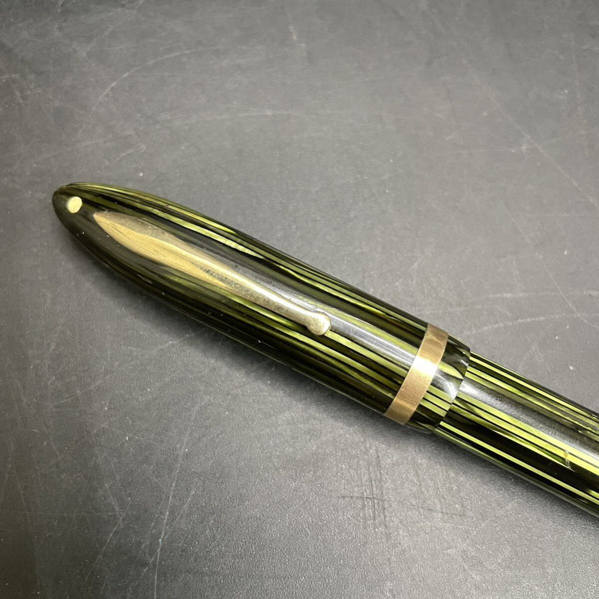 アンティーク 万年筆 セルロイド シェーファー ライフタイム ペン先 SHEAFFER'S LIFETIME MADE IN USAの画像2