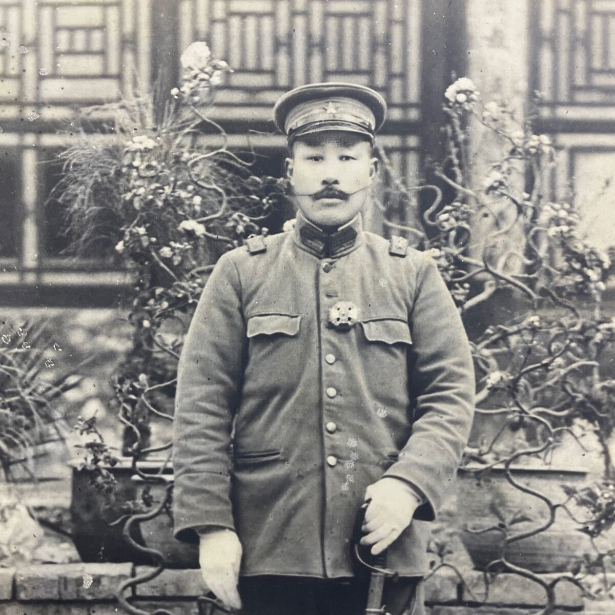 古写真 軍人 士官 軍官 済南三大馬路 TSIAN・公園東 1の画像3
