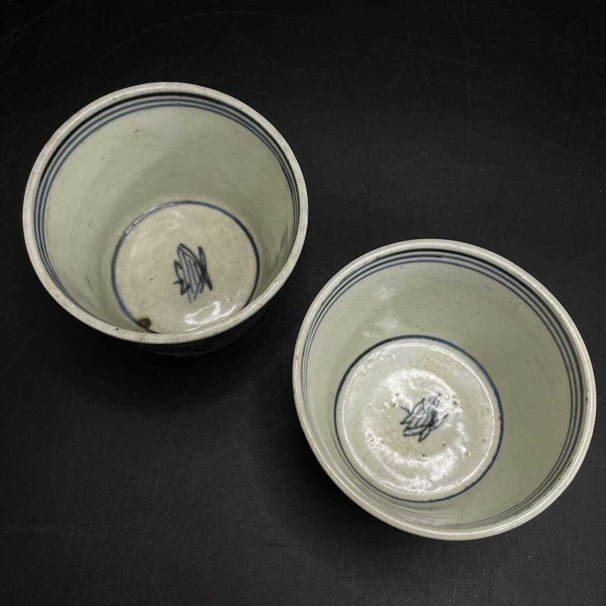  old Imari blue and white ceramics soba sake cup soba sake cup 2 customer 1