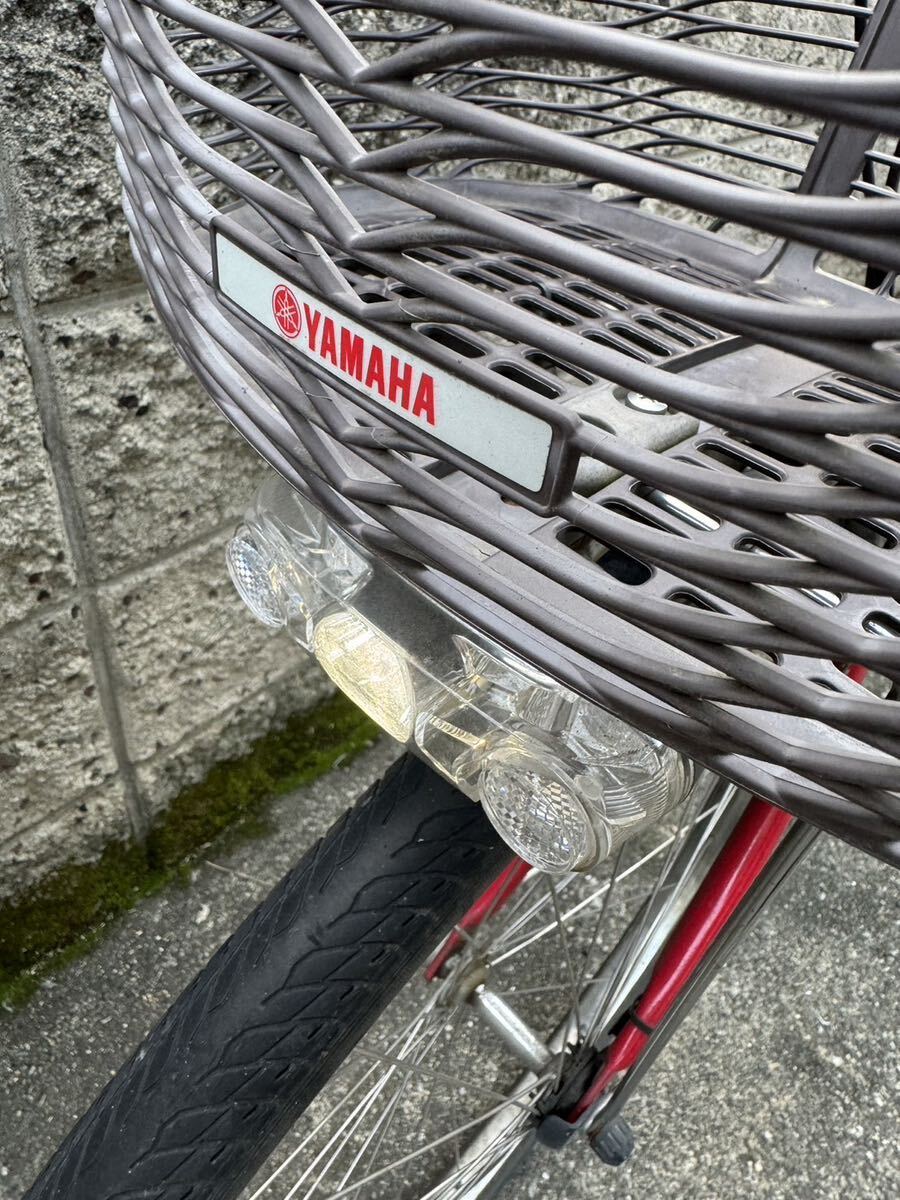  велосипед с электроприводом электромобиль YAMAHA PAS Natura Yamaha Pas красный велосипед электрический 