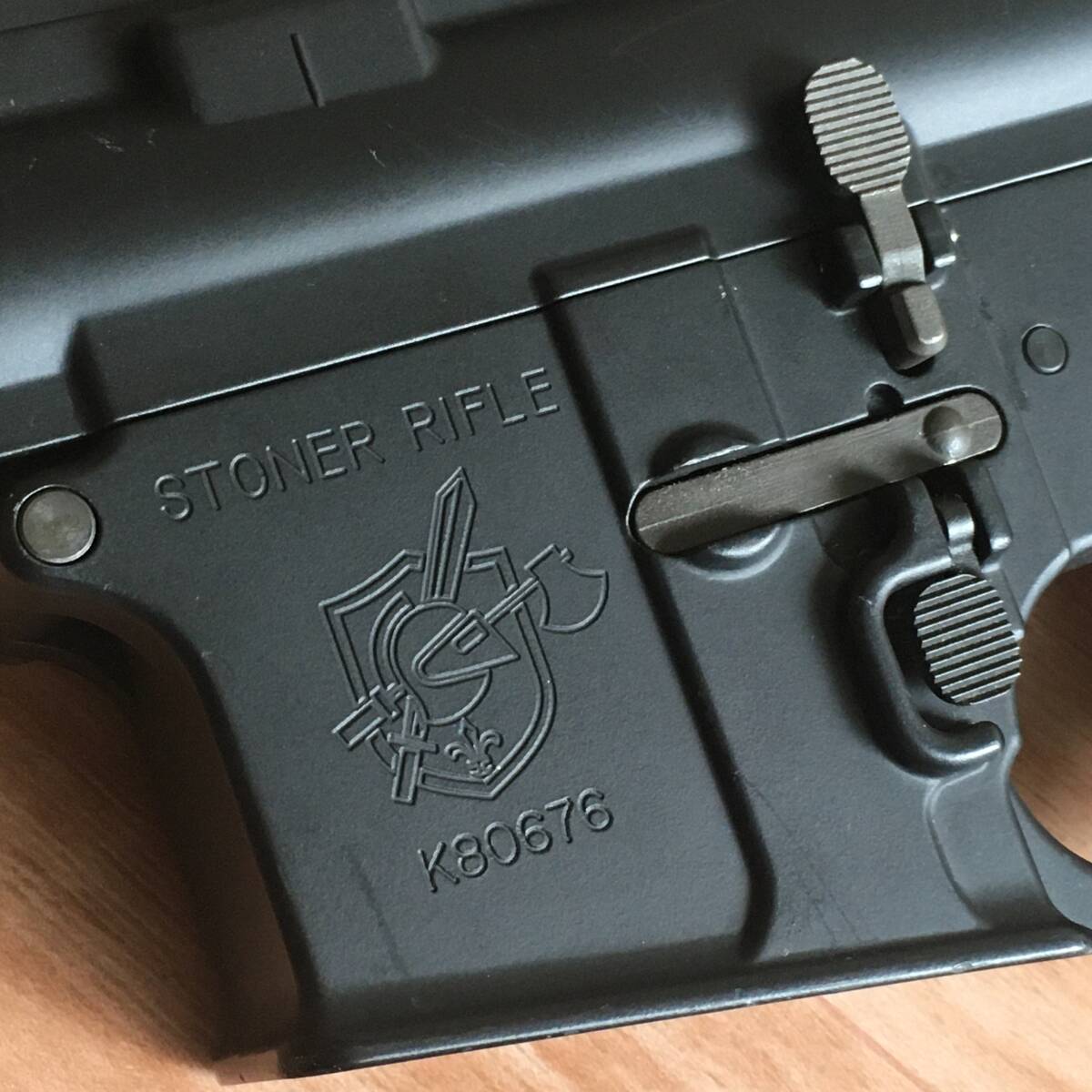 ★VFC 製 KAC SR-16 アッパー ロアー フレーム メカボックス ストックパイプ etc... パーツセット / 電動ガン 次世代 トレポン ナイツの画像2