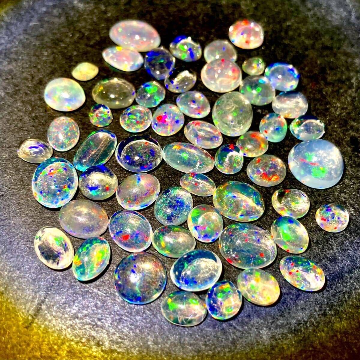 . цвет исключительная эффективность!! * натуральный опал . суммировать 50ct*A примерно 10g разрозненный камни не в изделии драгоценнный камень ювелирные изделия . цвет радуга opal jewelry ④