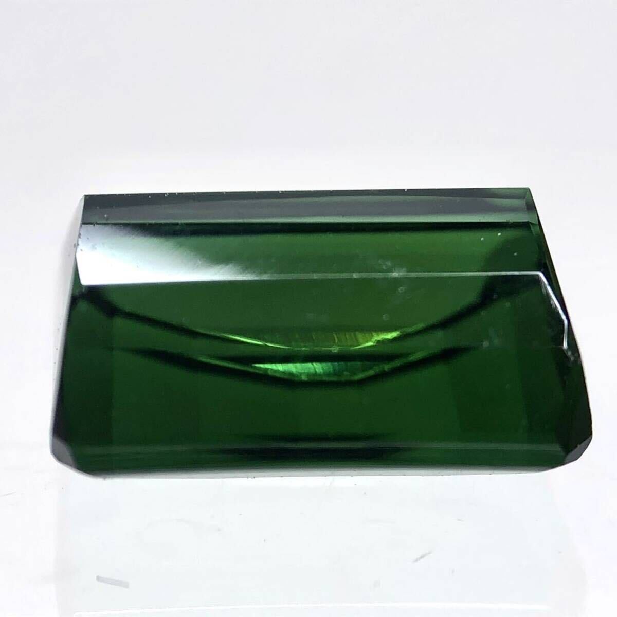 2ctUP!! ☆天然グリーントルマリン2.794ct☆A 約9.0×6.7mm ルース 裸石 宝石 ジュエリー green tourmaline jewelry の画像3