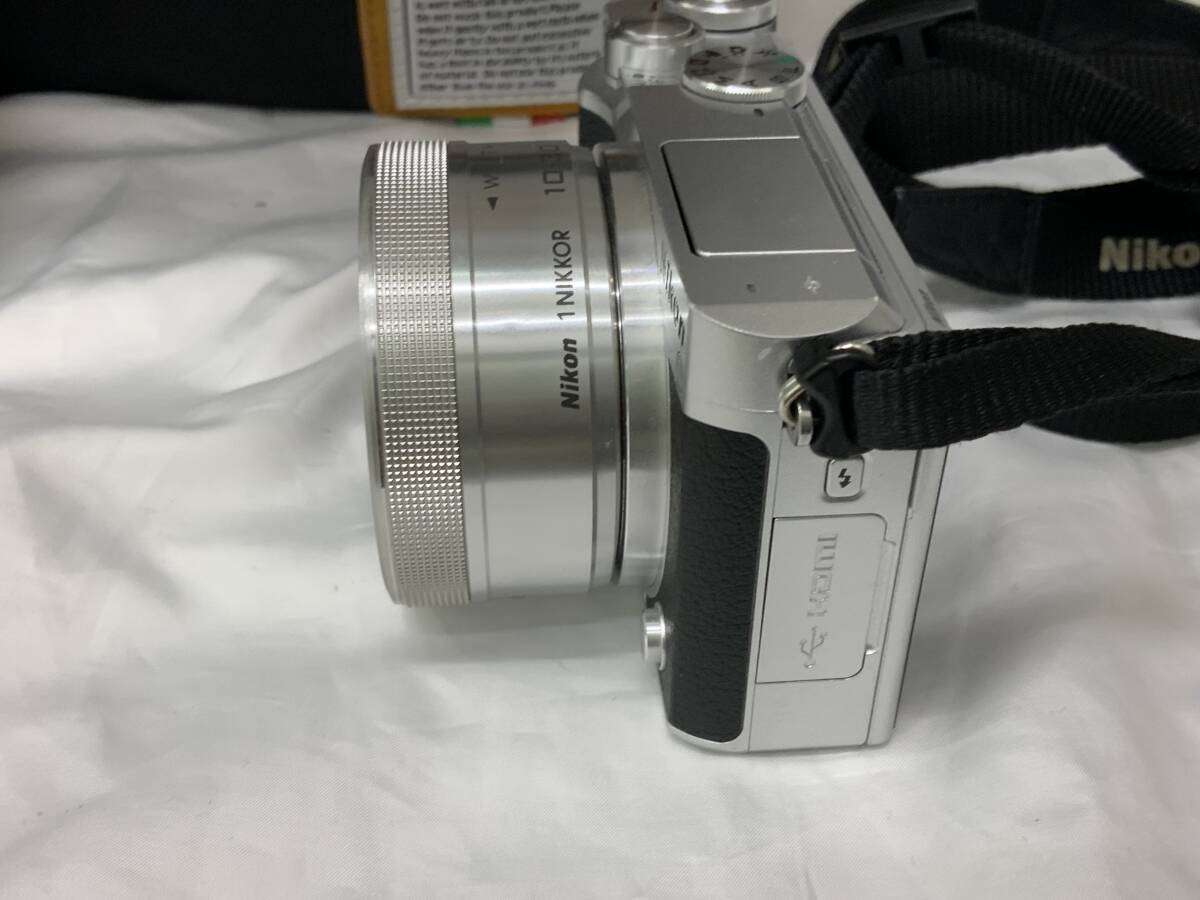 【2093/0405】Nikon1lJ5 ミラーレス一眼デジタルカメラ10-30㎜1:3.5-5.6VR(電源レバー不良) Nikon望遠ズームレンズ 1 NIKKOR VR30-110㎜の画像5