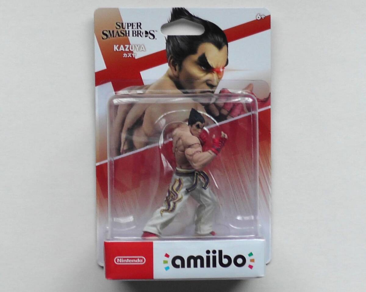 新品 amiibo アミーボ カズヤ (大乱闘スマッシュブラザーズシリーズ)_画像1