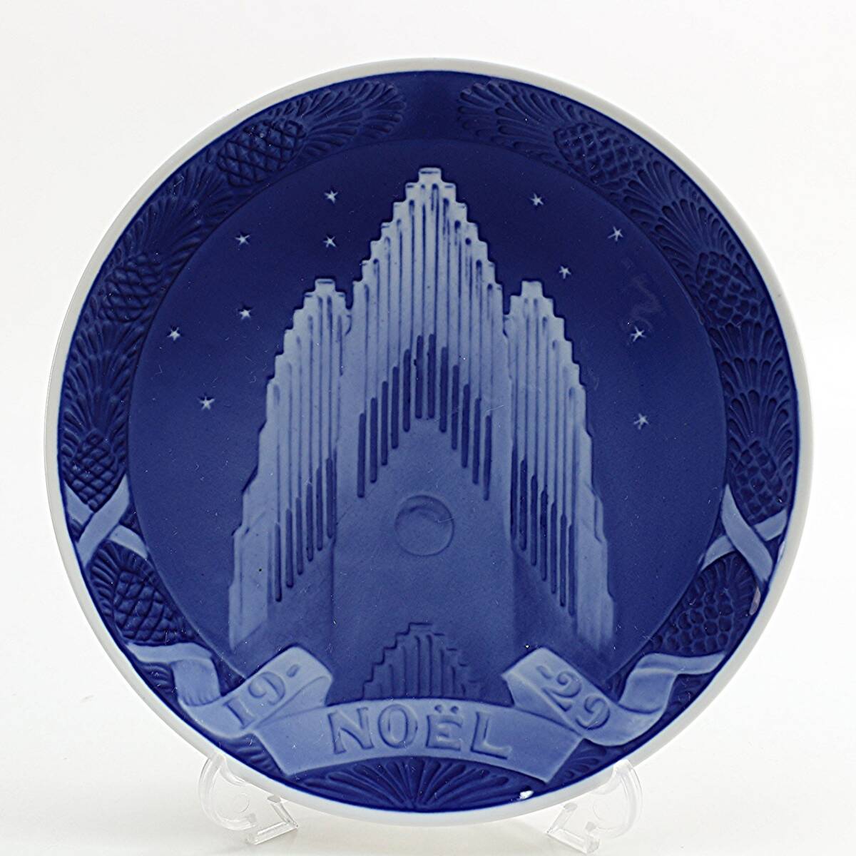 予約販売 希少 1929年 ロイヤルコペンハーゲン イヤープレート ロイヤルコペンハーゲン