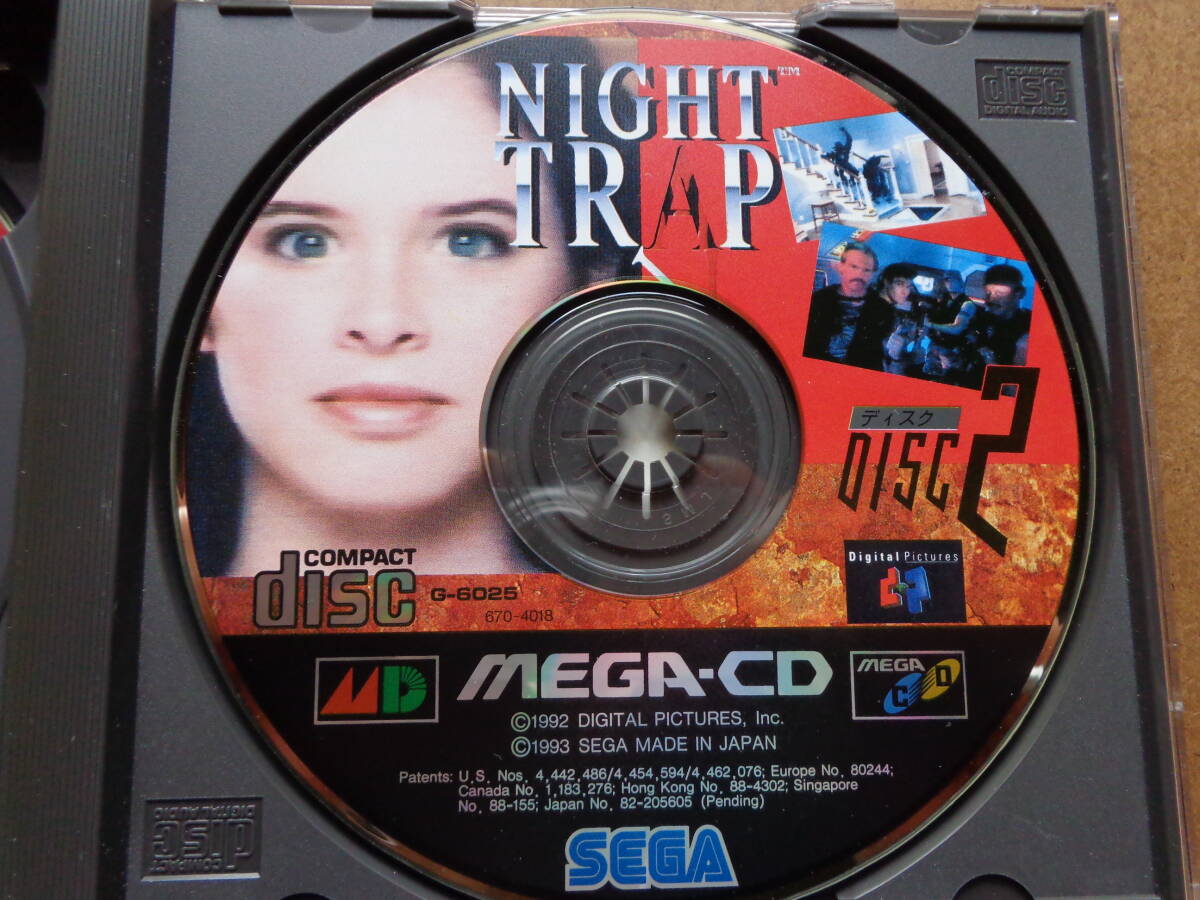 [動作OK][メガCD専用]『ナイト トラップ』[セガ][NIGHT TRAP][MEGA-CD][SEGA][G-6025]_画像6