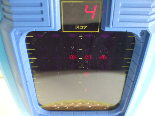 【元気堂】当時物 バンダイ BANDAI LSI ポータブルゲーム スーパーミサイルベーダー 昭和 レトロ 動作品の画像5