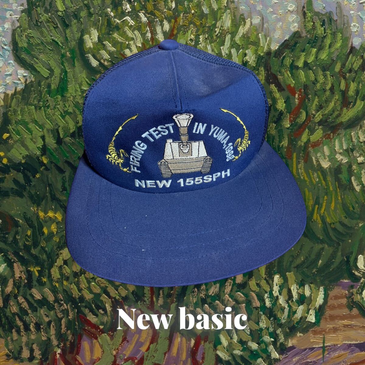 陸上自衛隊キャップ1998年武器科戦車開発特殊チーム結成記念帽子NEW 155SPHの画像1