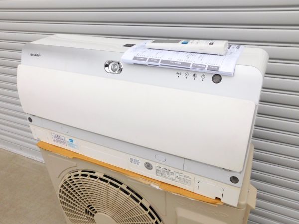 SHARP シャープ ルームエアコン AY-J22X-W ２０１９年 主に6畳 無線LAN内蔵 プラズマクラスターNEXT 直接引取可 gtt2404005の画像2