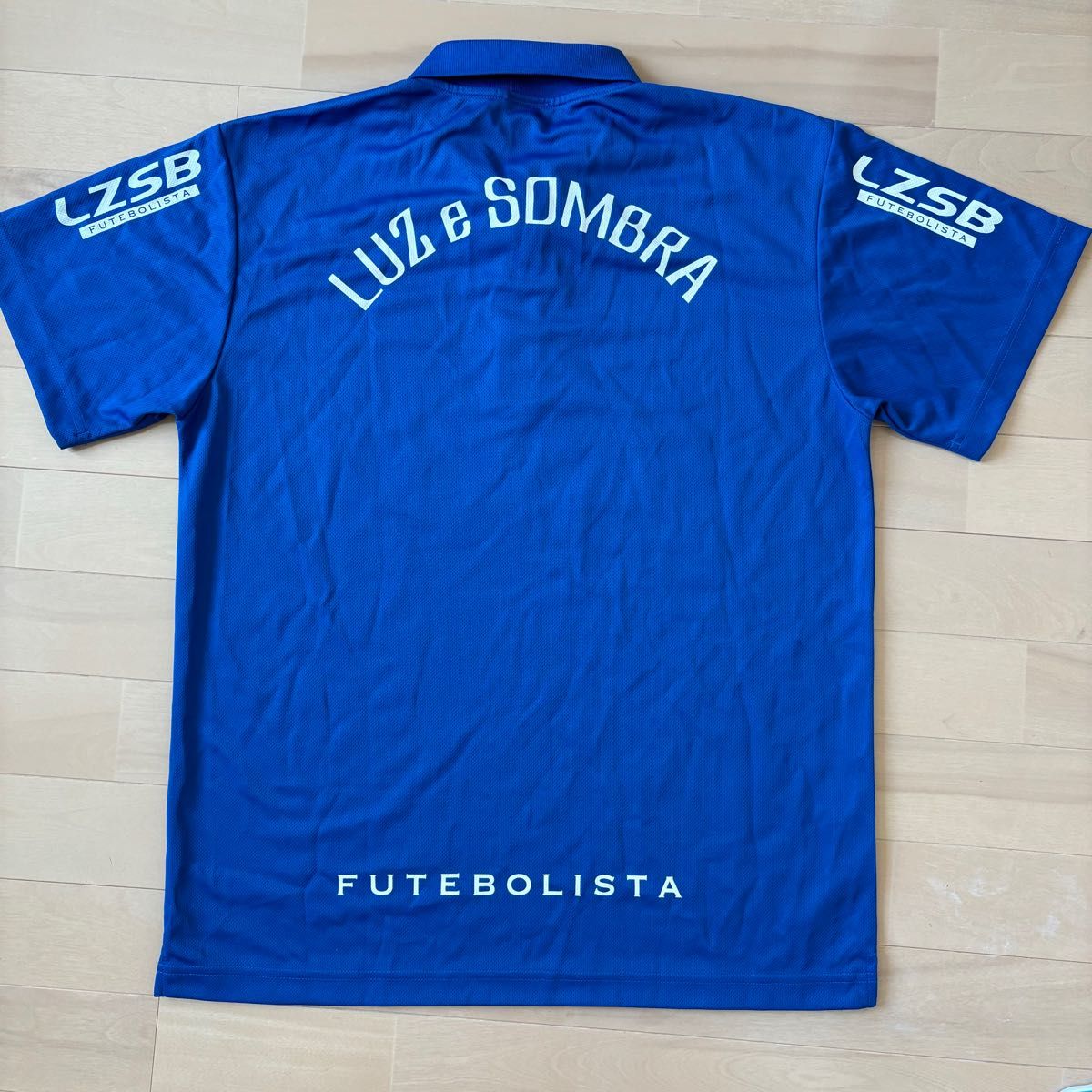 LUZeSOMBRA ルースイソンブラLZSB MOVE ポロシャツ　フットサル　サッカー　半袖　Lサイズ　ブルー