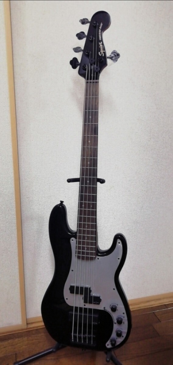 【ほぼ未使用】Squier by Fender / Contemporary Active Precision Bass PH V Laurel　5弦　プレシジョンベース　スクワイヤー　フェンダー_画像3