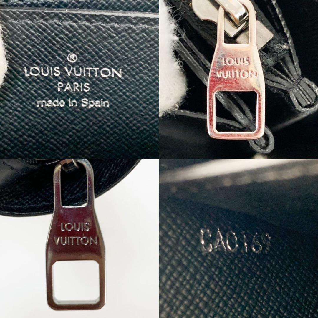 1円 美品 LOUIS VUITTON ルイヴィトン ジッピーXL モノグラム エクリプス ブラック 黒 長財布 トラベルケース ラウンドファスナー メンズの画像7