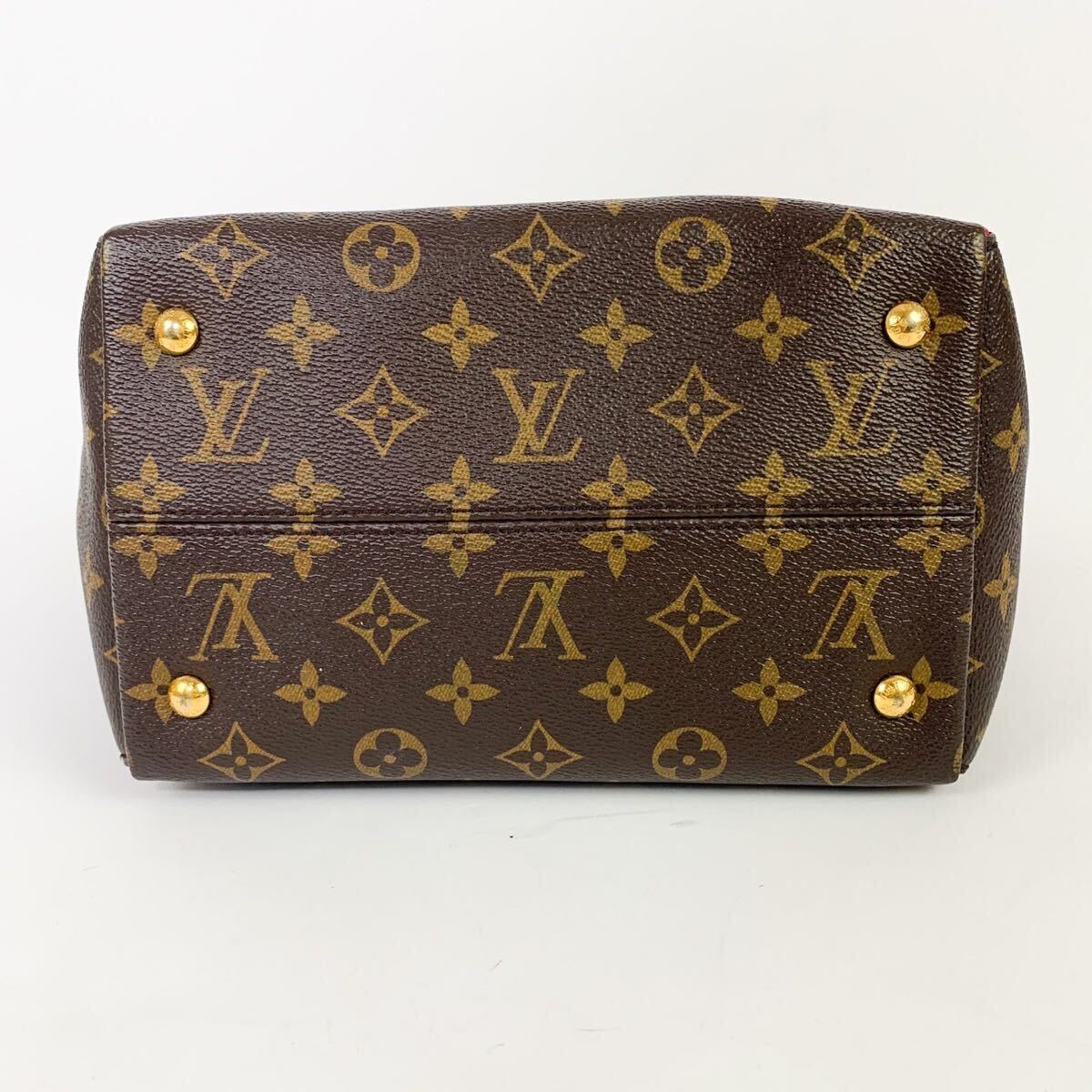 1円 ☆美品☆ ルイヴィトン LOUIS VUITTON エストレーラMM モノグラム トートバッグ レディース ブラウン コクリコ 2way バンドバックの画像5