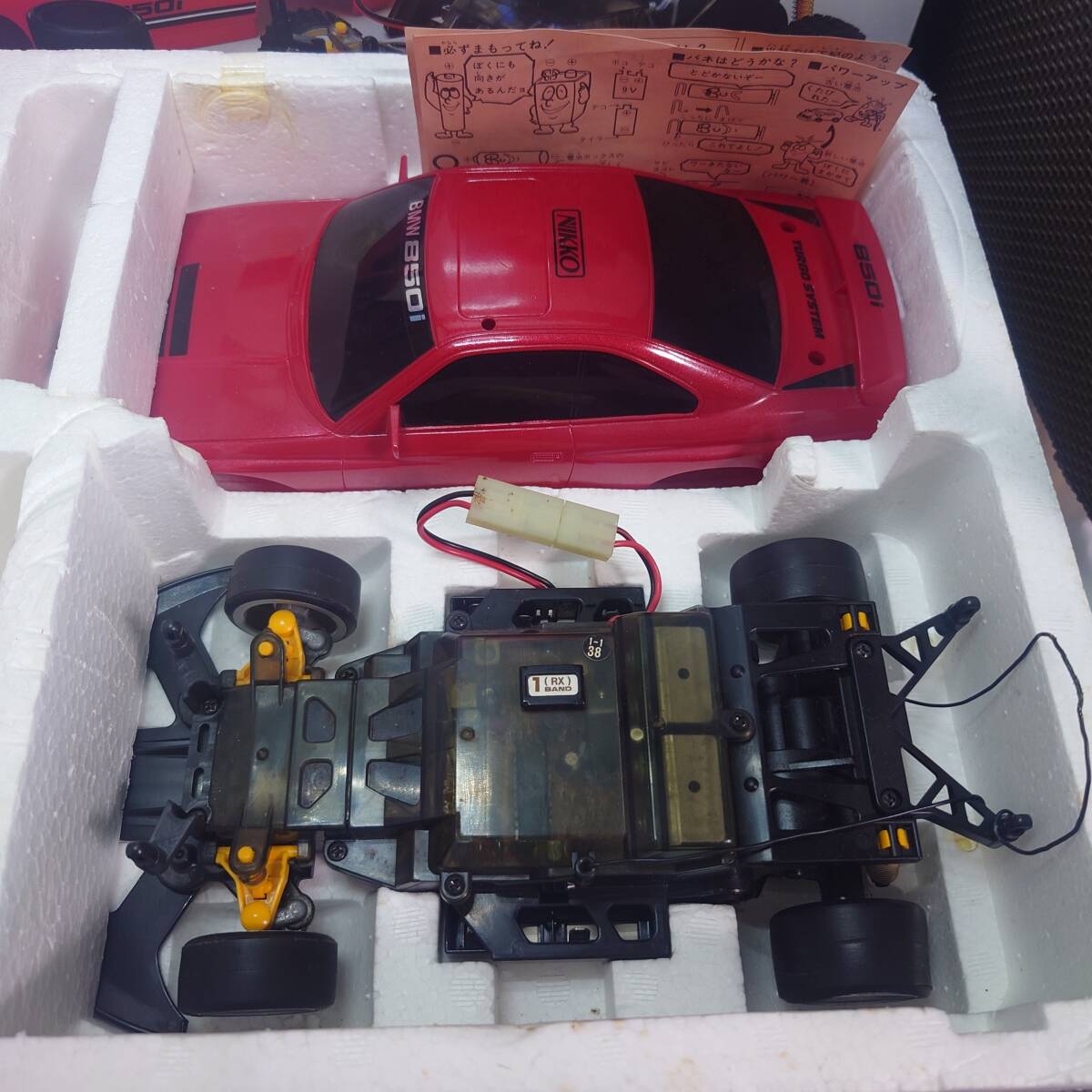 [ used ] Nikko radio-controller BMW850i 1/16 electric radio control car box attaching NIKKO operation not yet verification [ control No.1129]
