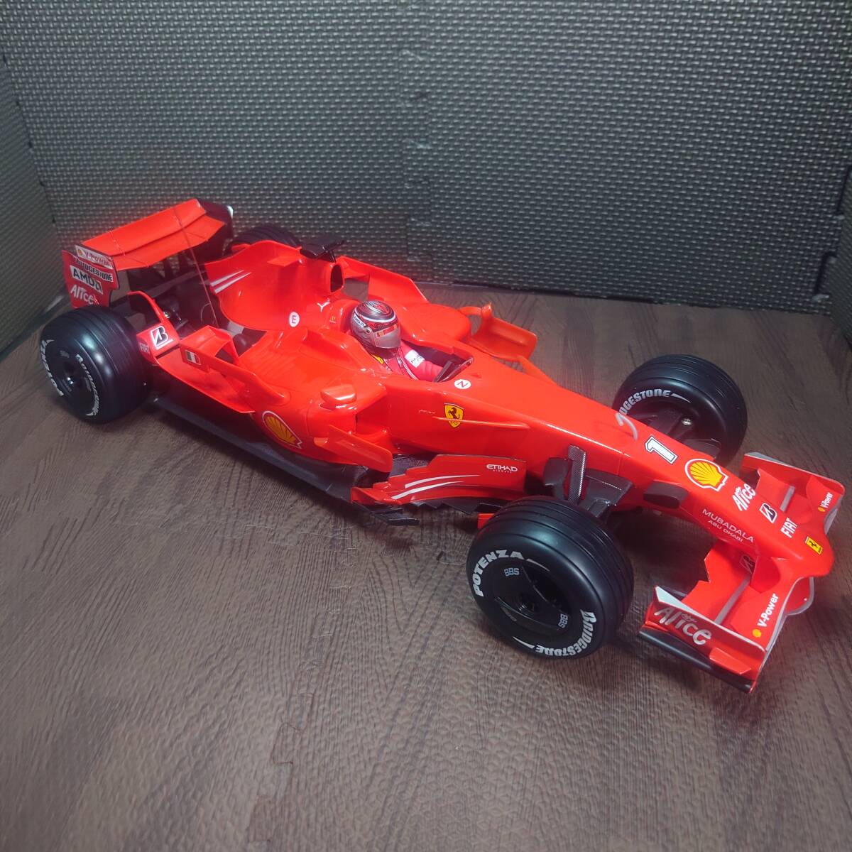 [ Junk ]MJX R/C FERRARI F2008 Ferrari radio controlled car 1/10 scale red [ control No.1146]