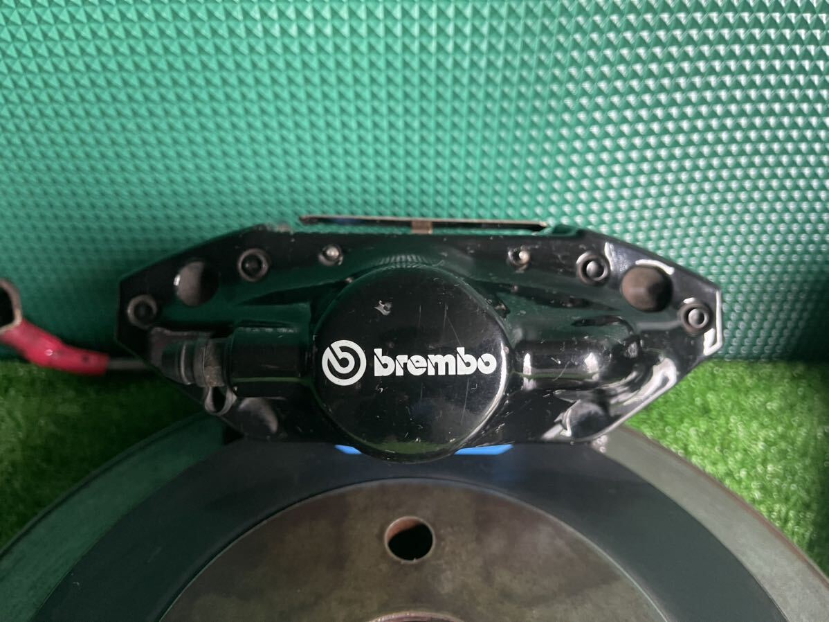 スバル レガシィ BP5/BL5 平成20年 BREMBO ブレンボ キャリパー R2POT/315mm BREMBO ローター左右セット STI メッシュホース付き 中古の画像3