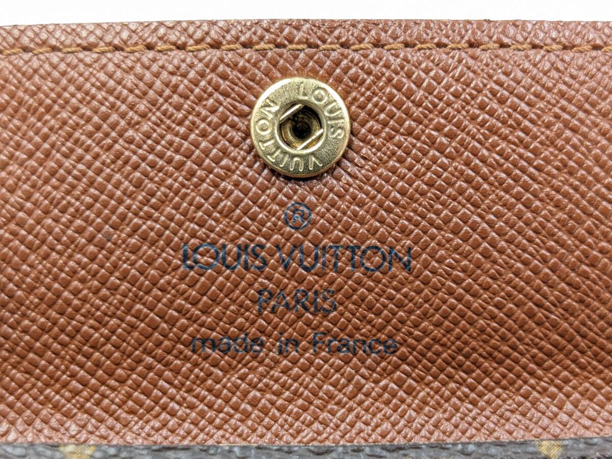 1円～ ★ LOUIS VUITTON ルイ・ヴィトン モノグラム ラドロー M61927 コインケース カードケース ブラウン ★ 財布 小銭入れの画像7