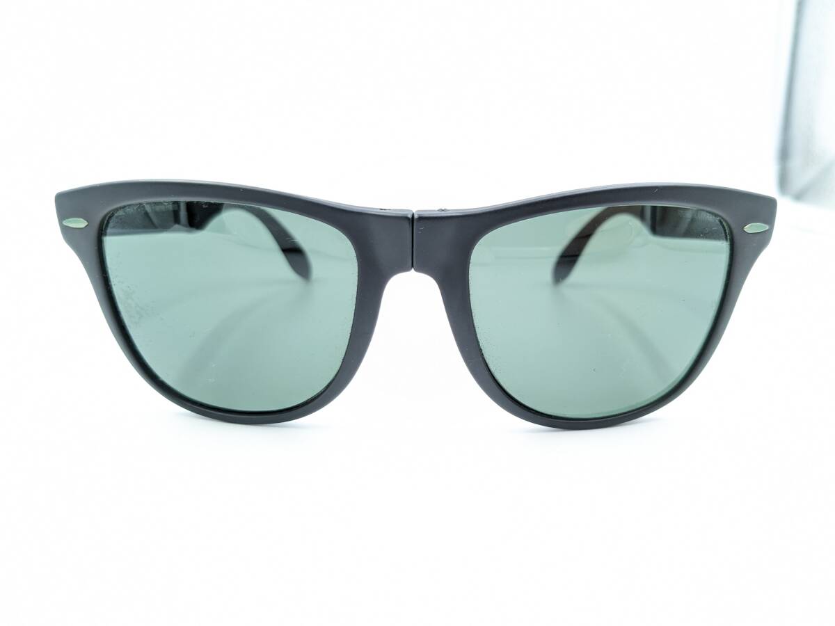 1 иен ~*B&L RAY-BAN RayBan Wayfarer Folding солнцезащитные очки Wayfarer складной складной черный бренд 