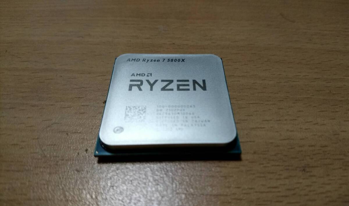 AMD Ryzen 7 5800X BOX Socket AM4 正常動作品の画像2