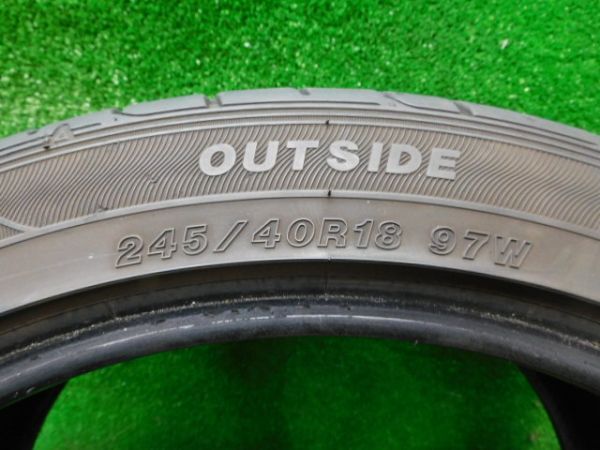 即納 2020年製 7分山 グッドイヤー イーグル LS EXE 245/40R18 245/40-18 2本 レクサスGS SC GRカローラ ベンツ BMW アウディ T24042696_画像5