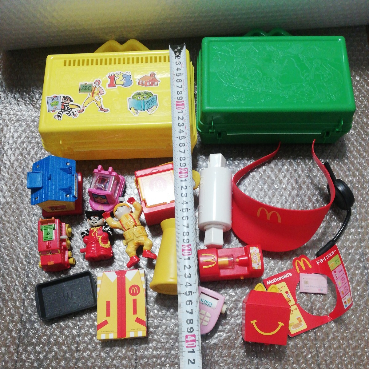 マクドナルド ハッピーセット おもちゃ ハンバーグラー なりきりセット グッズセット おもちゃ 当時物 レトロの画像2