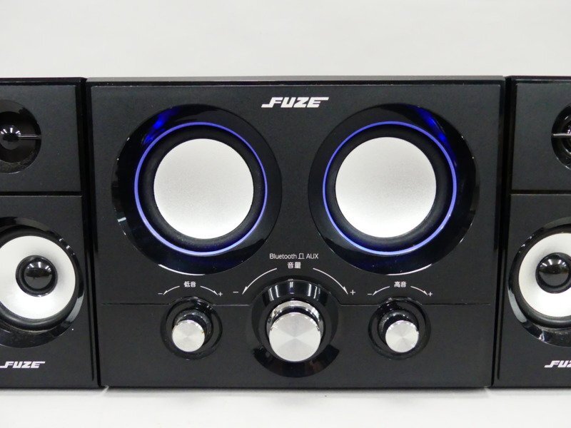 z510 美品 デレクトビュー FUZE フューズ 2.1CH アンプ内蔵 Bluetooth スピーカー DAS219BT 音出し確認済の画像4