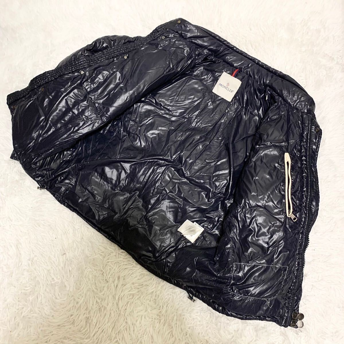 1円〜 希少 XL相当 MONCLER モンクレール ダウンジャケット AUSTIN オースティン ライダース スプレンダーズ&カンパニー 正規代理店タグ_画像6