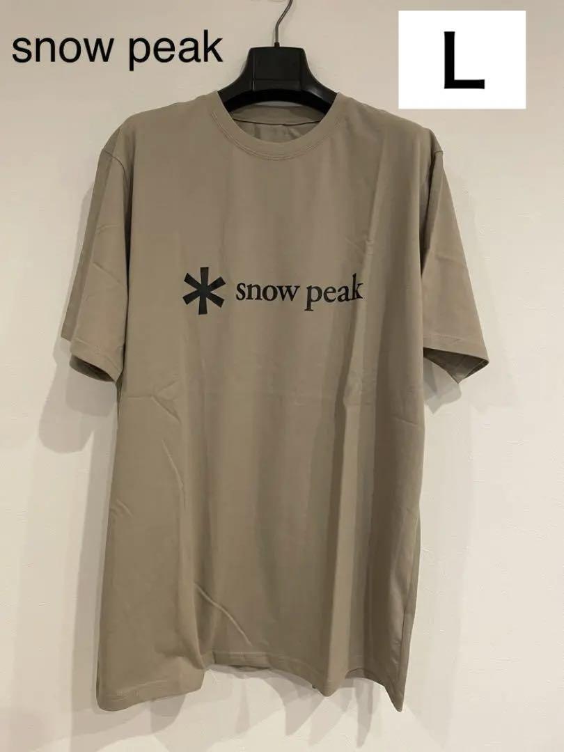スノーピーク snow peak Ｔシャツ トップス 半袖 ロゴ 新品　L_画像1