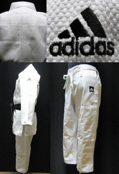 155cm 2.5 number adidas Adidas judo put on J730 top and bottom set new goods 