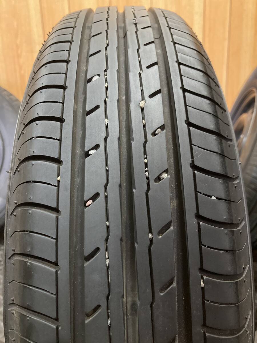 23年製 ヨコハマ BluEarth-ES 9分山 165/80R13 13×5J 4穴 PCD100 4本 札幌近郊引取OKの画像8